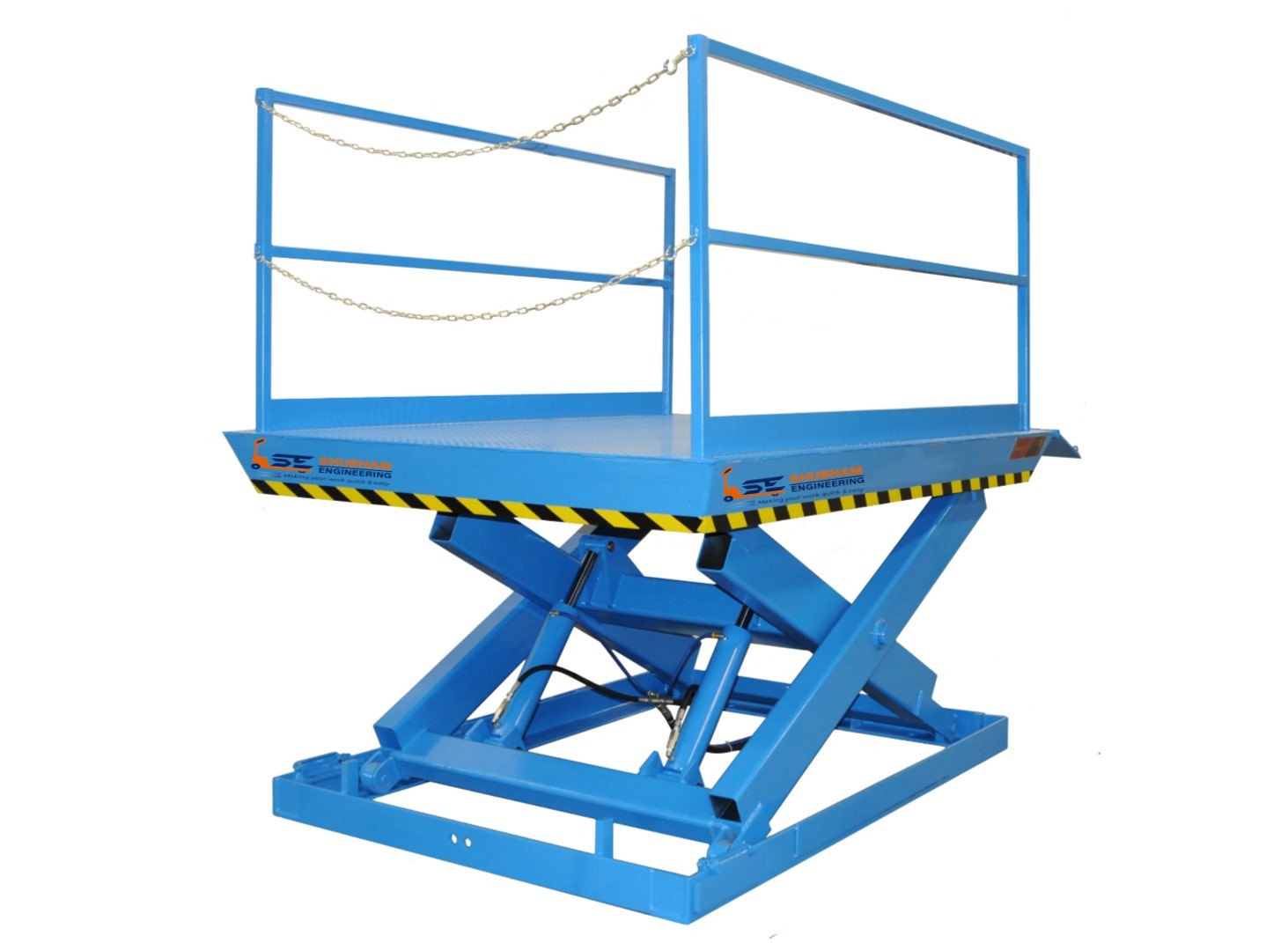 Pin mounted scissor lift 